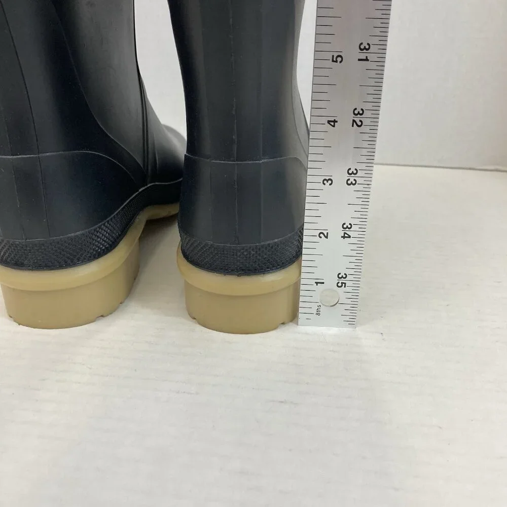 Baffin Technology Rain‎ Boots Men's 8 Waterproof Black Rubber Oil Acid Resistant